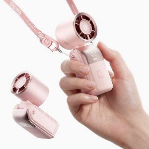 Gaiatop Portable Mini Fan Handheld. 3-in-1 Foldable Pocket Fan HF-25