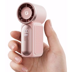 Gaiatop Ultra-Compact Turbo Handheld Fan with LED Display - Pocket-Sized. High-Speed Cooling HF-18